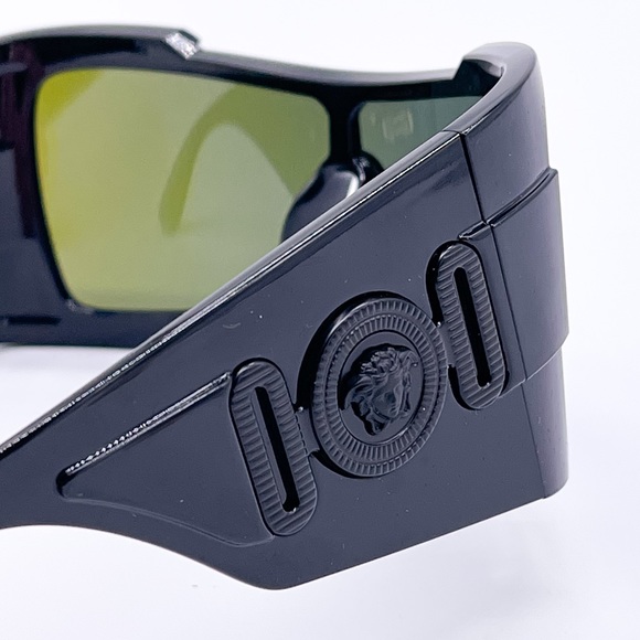 NEW MAXI MEDUSA BIGGIE SHIELD SUNGLASSES VERSACE VE4451 GB1/55 UNISEX NEW main image 7